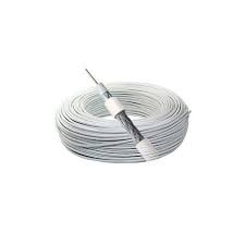 3707 - CABO COAXIAL SERIE 06 67% BRANCO ( RL C/ 100MTS )
