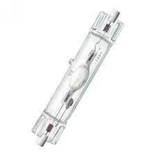 2081 - LAMPADA METALICA TUBULAR BIPINO 150W VERDE