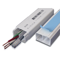 2826 - CANALETA DEXSON 40 X 25 CM  C/ DIVIS BRANCA C/ ADESIVO 10171