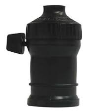 2782 - BOCAL TERMOPL C/ CHAVE PENDENTE E27 PRETO