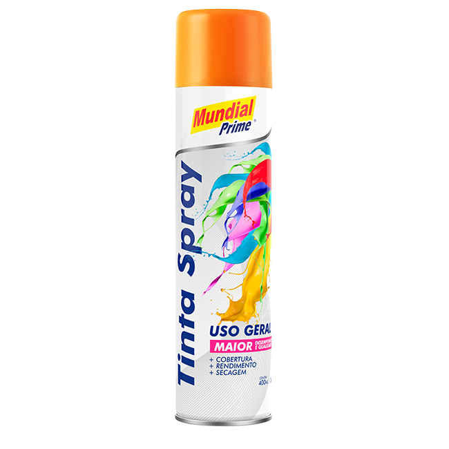 1346 - TINTA SPRAY USO GERAL LARANJA 400 ML