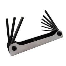 3788 - CONJUNTO CHAVE HEX 9 PÇS POL MET 5/64 A 1/4