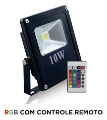 3342 - REFLETOR LED 10W RGB BIVOLT IP65