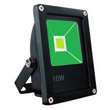 2580 - REFLETOR LED 10W VERDE BIVOLT IP65