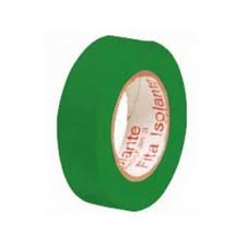 3087 - FITA ISOLANTE COLORIDA VERDE 19MM X 10 MTS