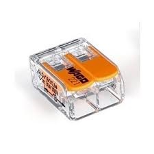 3815 - CONECTOR DE EMENDA 2 POLOS COMPACTA 221-412 32A 0,14 - 4,0MM