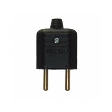 1001 - PLUG MACHO 2P PRETO 10A