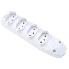 2407 - TOMADA EM BARRA P/ EXTENSAO 4 SECOES 2P+T 10A