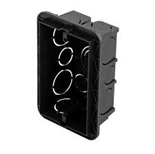 864 - CAIXA EMBUTIR PARA ALVENARIA 4X2 PRETA