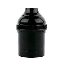 BOCAL TERMOPLASTICO PENDENTE E27 PRETO