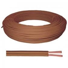 994 - CORDAO PARALELO FLEXIVEL 2 X 4,00MM MARROM