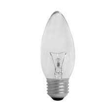 2175 - LAMPADA  INCANDESCENTE VELA 127V 40W E27 CLARA