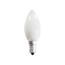2174 - LAMPADA  INCANDESCENTE VELA  127V 40W E14 SILICA