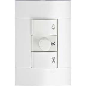 3225 - CONJUNTO LUNARE VARIA ELET P/ VENT 127V 150W + 2 INTER PRM45031