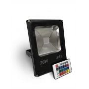 3896 - REFLETOR LED 20W RGB IP65 BIVOLT