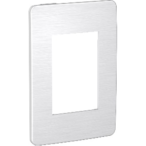 3747 - PLACA ORION 4X2 3 POSTOS AL/ALU COSMIC GREY s733103709
