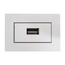 3330 - CONJUNTO 1TOMADA P/MOV CARREGADOR USB BR