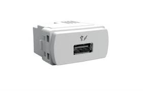 3455 - MODULO MILUZ TOMADA CARREGADOR USB 5.1 VDC 1A 127/220V S3B70810