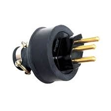 3808 - PLUG 2P+T  20A 250V REVESTIDO DE BORRACHA PT 8500