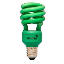 LAMPADA ELETRONICA ESPIRAL 25W 127V VERDE